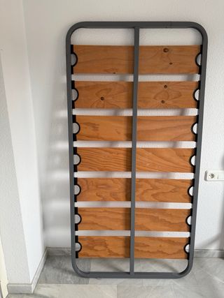 Base Tapiflex y cama de Madera 90x190