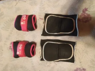 Pesas tobilleras y rodilleras deportivas