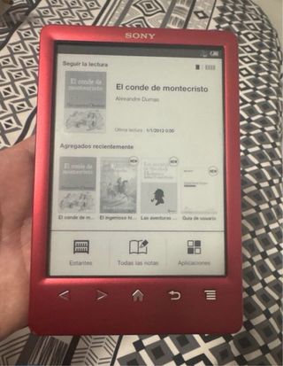 Ebook Sony PRST3 Rojo