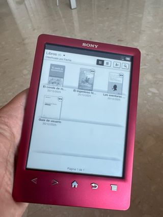 Ebook Sony PRST3 Rojo