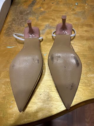 Scarpe eleganti con perle e strass Tg 37