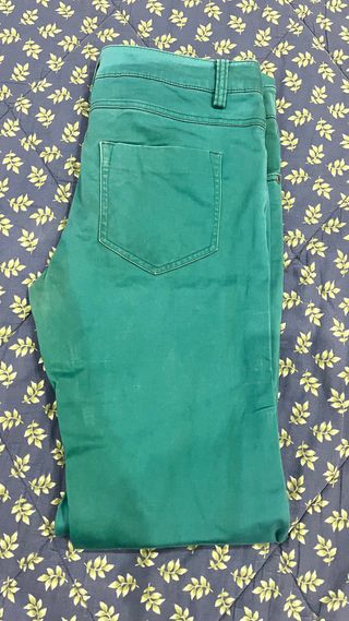 Jeans verdi vintage