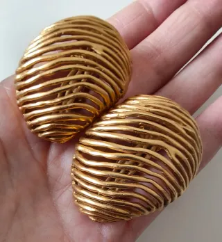 Pendientes Lanvin Germany Vintage 80s Alta Costura