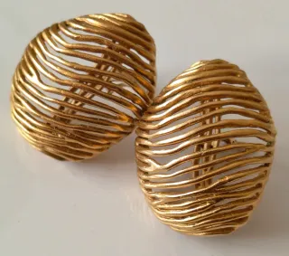 Pendientes Lanvin Germany Vintage 80s Alta Costura