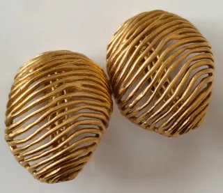 Pendientes Lanvin Germany Vintage 80s Alta Costura