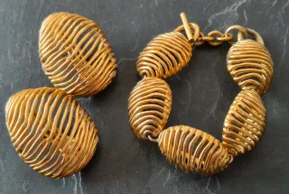 Pendientes Lanvin Germany Vintage 80s Alta Costura