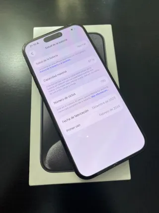 iPhone 15 Pro 128GB Negro