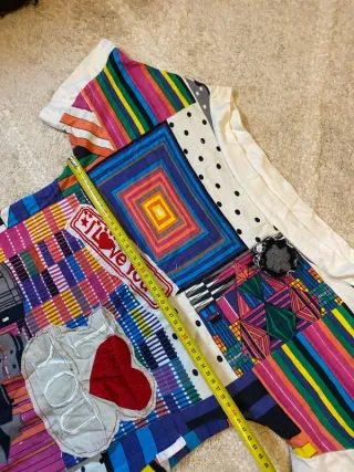 Camiseta Vintage I Love You Multicolor