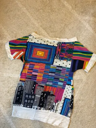 Camiseta Vintage I Love You Multicolor