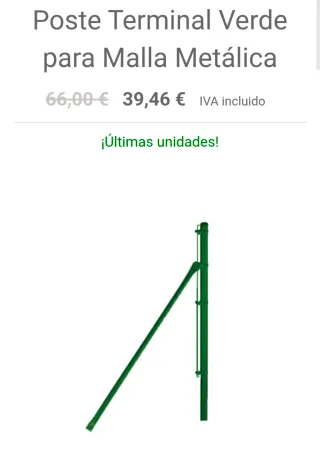 valla doble torsión verde