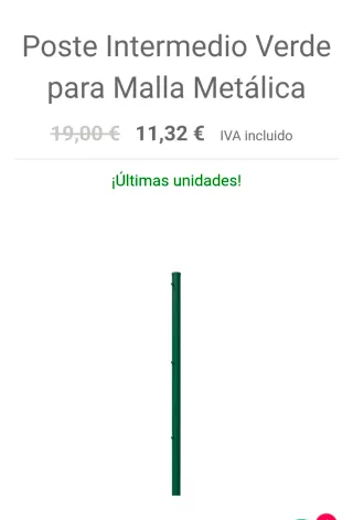 valla doble torsión verde