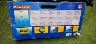 Nivel láser con trípode y accesorios