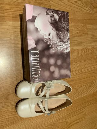 Zapatos comunión niña, talla 34.