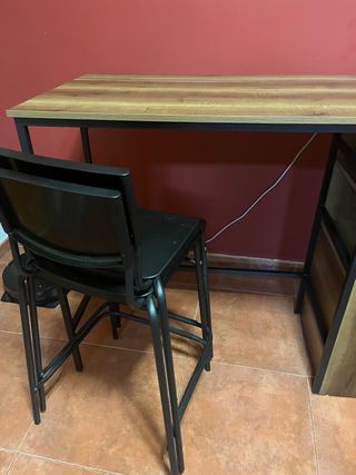 Taburetes negros (Set de 2)