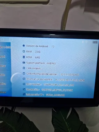 Pantalla Táctil Coche Android