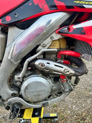 Honda 450 R Motocross Roja y Blanca