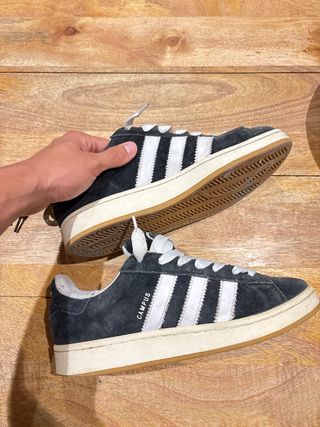 Adidas Campus 00 negras y blancas