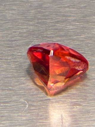 Zafiro Padparadscha 5.05 Ct Pera Naranja