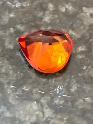 Zafiro Padparadscha 5.05 Ct Pera Naranja