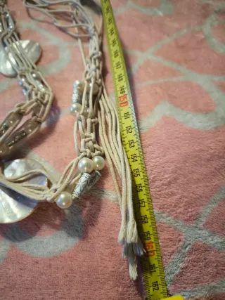 Cintura etnica con madreperla a corda