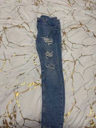 Tejanos de hombres y mujer de algodón talla S