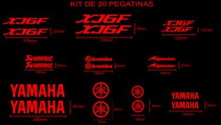 Kit 20 Pegatinas Yamaha XJ6F