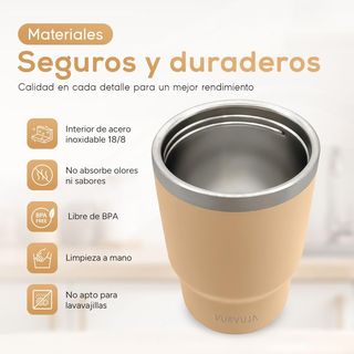 Vaso Térmico NUEVO 470 ml  de Acero Inoxidable