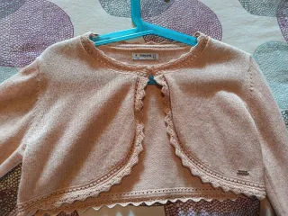 Vestido de Comunión Blanco y Rosa.Boutique Royo.