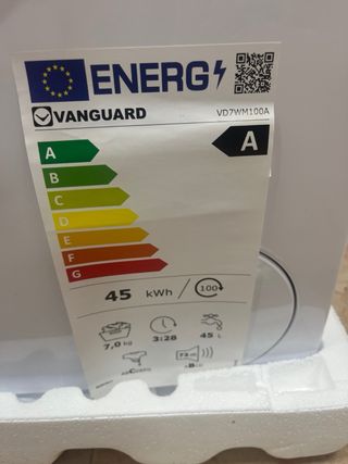 Lavadora Vanguard 7 Kg