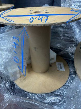 Bobinas de madera para reciclar