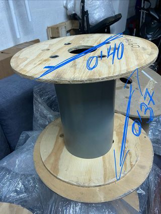 Bobinas de madera para reciclar