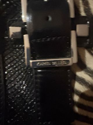 Bolso Karen Millen Pelo Cebra Negro