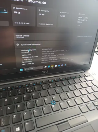 Ordenador portatil DELL I7 16GB