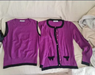 Twin-Set GENFINS Morado y Negro T.M