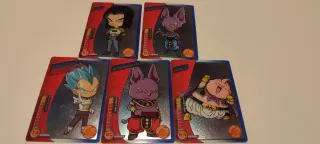 Lote  40 Cartas Dragon Ball Panini coleccion