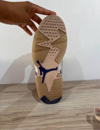 Nike Air Jordan 6 Beige/Azul