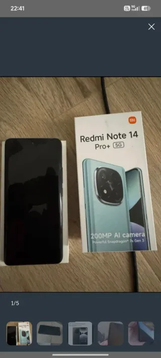 Xiaomi Redmi Note 14 Pro+ 5G Negro
