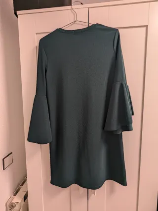 Vestido feria Bershka verde S