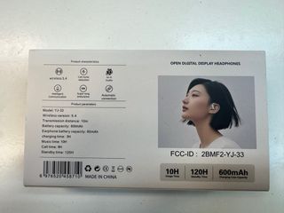 Auriculares Bluetooth Inalámbricos Negros