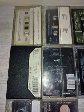Cassette musicali varie: 80s/90s Musica italiana