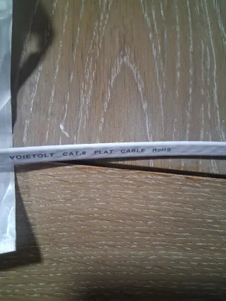 Cable de Red Cat 8 Hanyuan Blanco