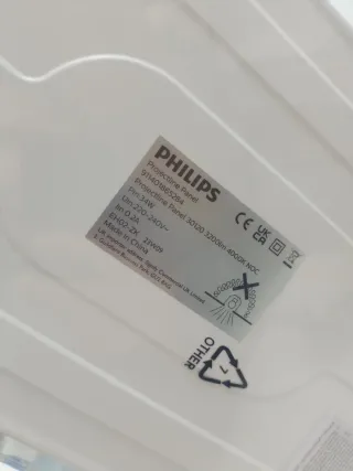 Panel LED Philips ProjectLine 34W 4000k 30x120cm