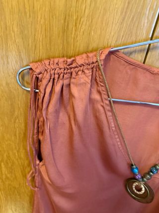 Top coral sin mangas talla 38