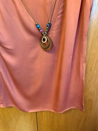 Top coral sin mangas talla 38