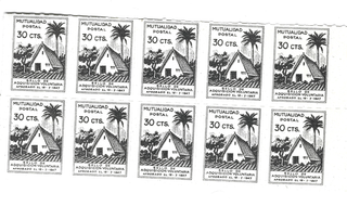 Viñetas de Aportación Voluntaria Mutualidad Postal