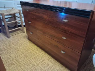 Cómoda de 3 cajones madera