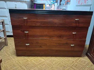 Cómoda de 3 cajones madera