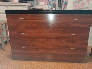 Cómoda de 3 cajones madera