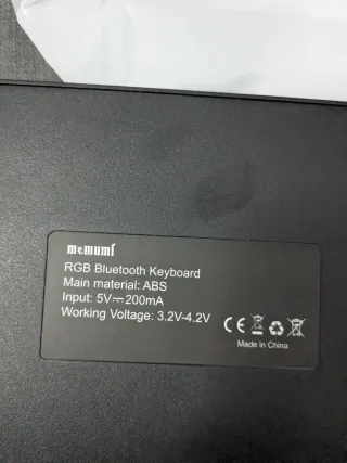 Teclado Bluetooth memumi Español 435698