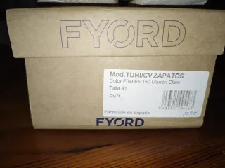 Zapatos Fyord Marrón Claro Talla 41